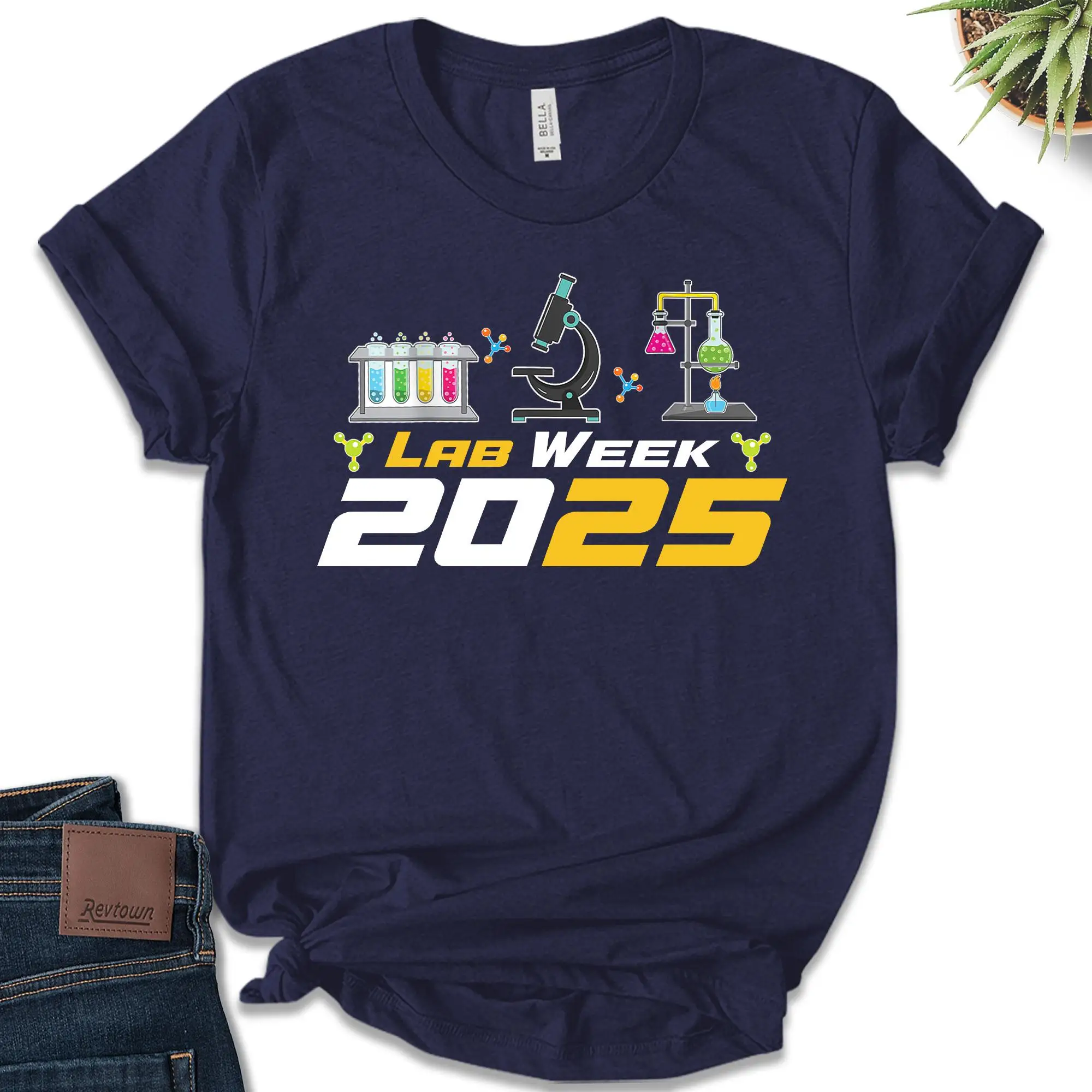 Medical Lab Week 2025 - เสื้อยืด Lab Week 2025 สำหรับทีมห้องปฏิบัติการ กลุ่มแพทย์