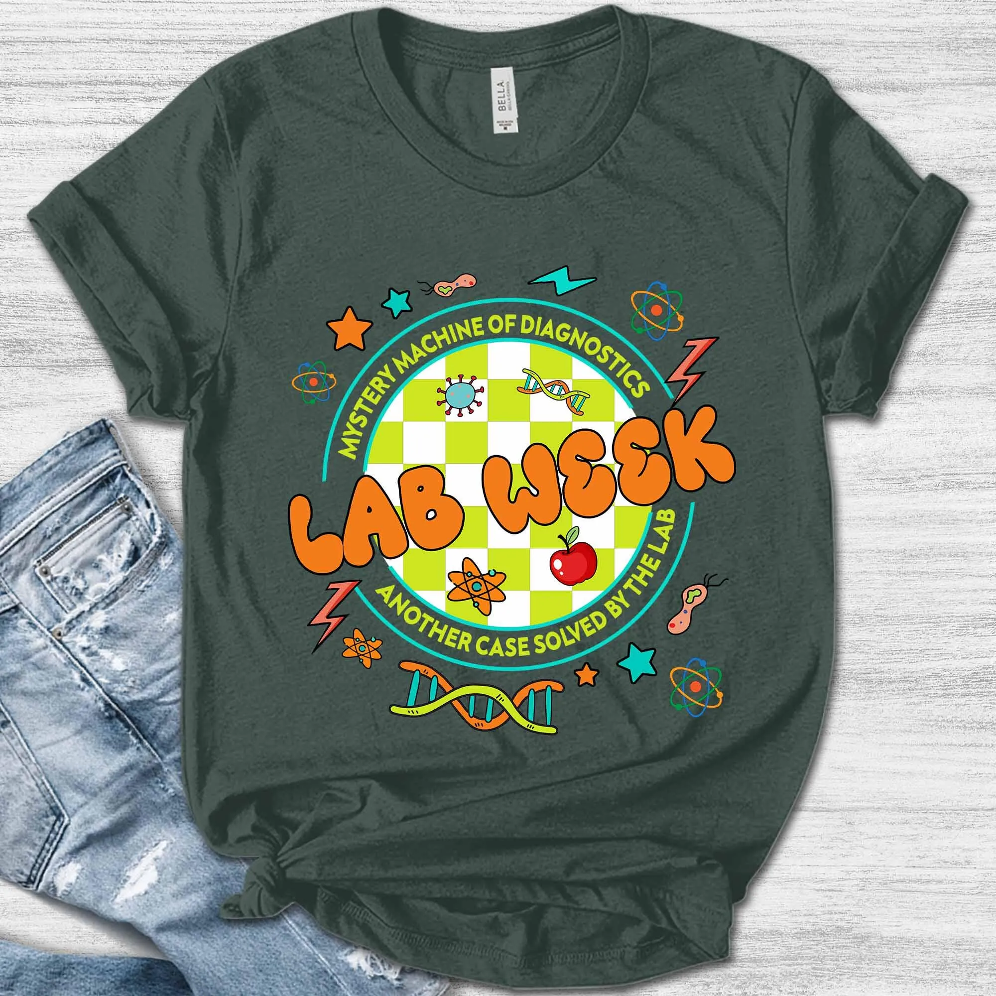 Medical Lab Week 2025 - เสื้อยืด Lab Week 2025 ทีมเทคโนโลยี กลุ่มห้องปฏิบัติการทางการแพทย์
