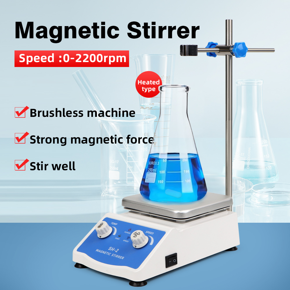 Magnetic Stirrer Hotplate - เครื่องทําความร้อน Magnetic Stirrer Mixer 1000ml เครื่องผสมปรับห้องปฏิบัติการจานร้อน