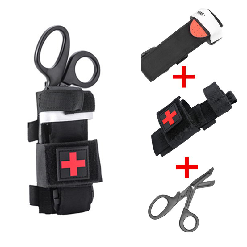 Medical Lab Kit - อุปกรณ์ตั้งแคมป์สายรัดกลางแจ้ง Fast Hemostasis การแพทย์ฉุกเฉินยุทธวิธีทหารการสํารวจ Operation Survival