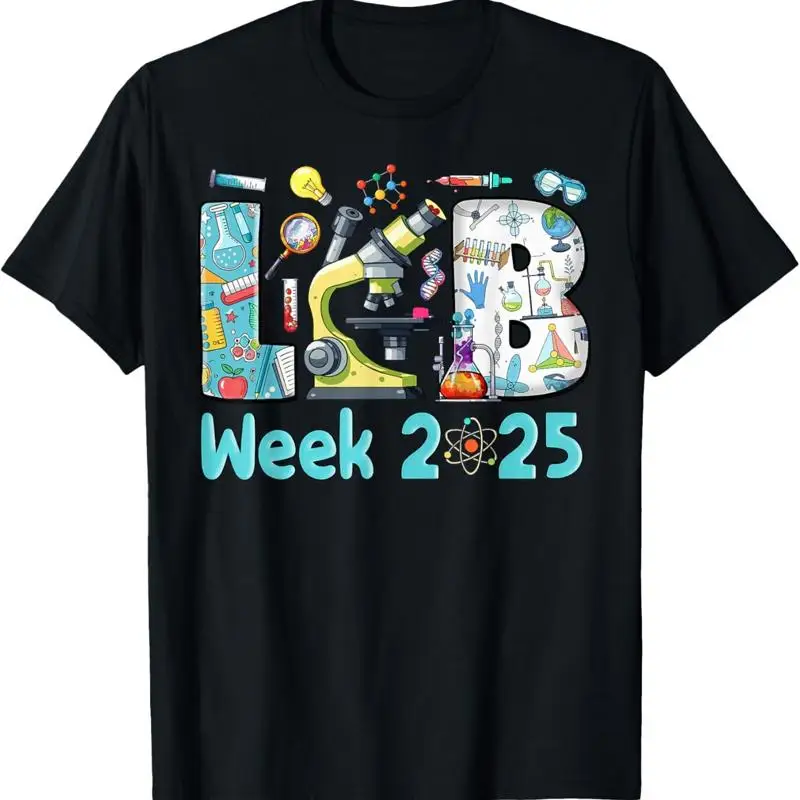 Medical Lab Week 2025 - เสื้อยืดทีมห้องปฏิบัติการวิทยาศาสตร์การแพทย์ งานสัปดาห์ห้องปฏิบัติการย้อนยุค 2025