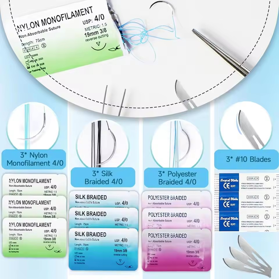 ชุดฝึกเย็บแผลสำหรับการผ่าตัด โ - Medical Lab Kit บทวิจารณ์และราคา
